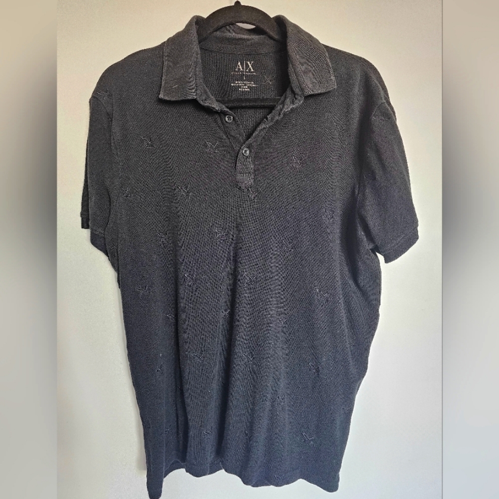Mens Armani Exchange Polo Shirt (L)